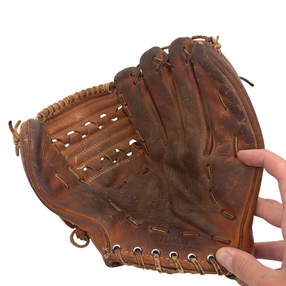 Vintage Wilson "The Controller" Denny McLain #31 Leather Baseball Glove USA Made